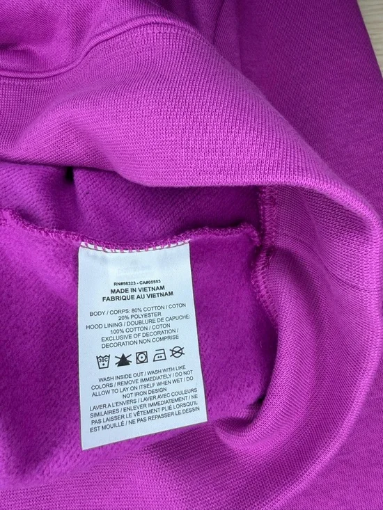 Nike Women's Hooded Fleece Sweatshirt - Purple - Picture 4 of 7